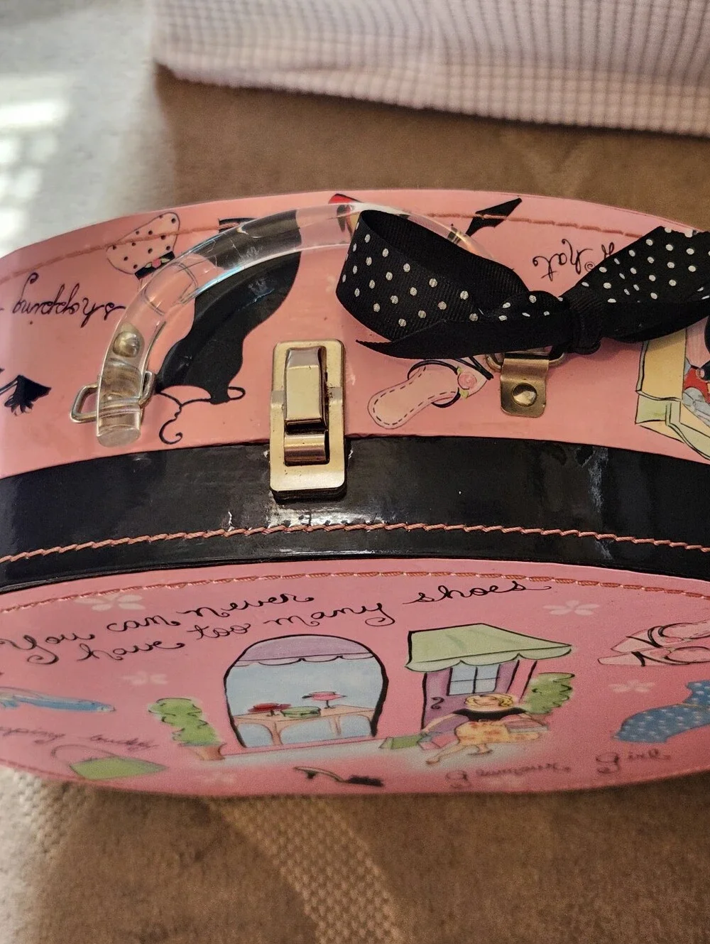 Vintage Lady Jayne Ltd Glamor Girl Shopping Girl Hinged Case 2003